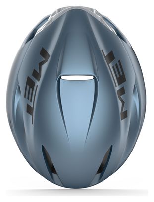 MET Manta Mips Plata/Azul Casco de carretera unisex