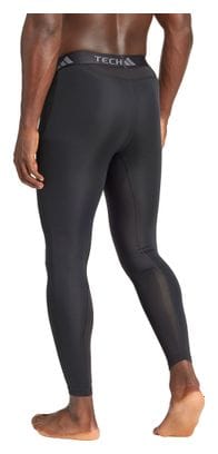 Lange adidas Techfit Tights Schwarz Herren