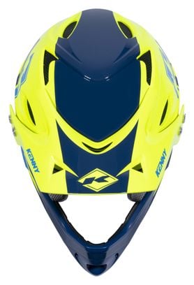 Casque Intégral Kenny Downhill Jaune Fluo/Bleu - Produit Reconditionné 