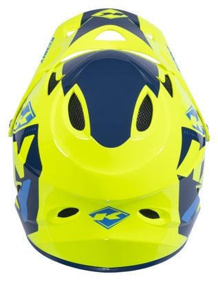 Casque Intégral Kenny Downhill Jaune Fluo/Bleu - Produit Reconditionné 