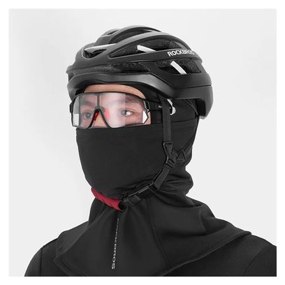 Cache-Cou et Cyclisme Coupe-Vent Doublé Polaire Balaclava noir
