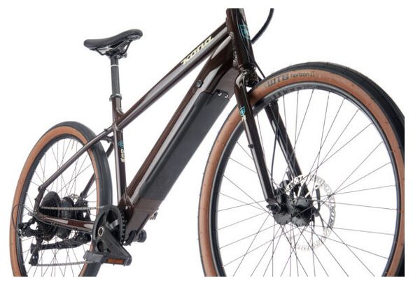 City Bike Kona Dew HD Shimano Altus 8V 418Wh 650b Brown 2023