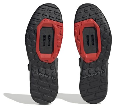 Chaussures VTT adidas Five Ten 5.10 Trailcross Clip-in Noir/Gris/Rouge