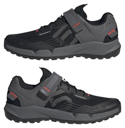 Chaussures VTT adidas Five Ten 5.10 Trailcross Clip-in Noir/Gris/Rouge
