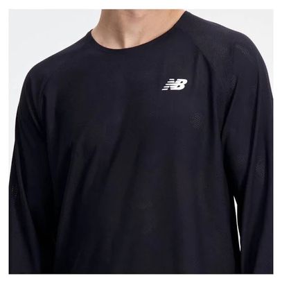 Maillot manches longues New Balance Q Speed Noir