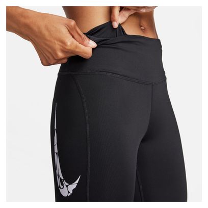 Mallas <strong>Largas Nike Dri-Fit Swossh Fast</strong> Mujer Negro