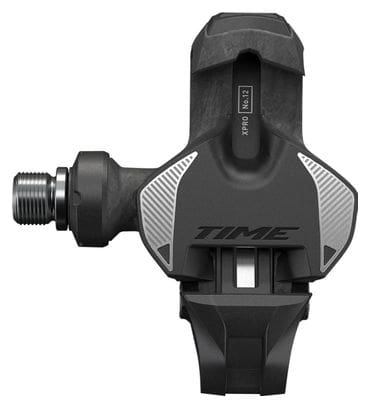 Time XPRO 12 Clipless Pedals | Q-factor 57 mm (Wide) Carbon Black Silver