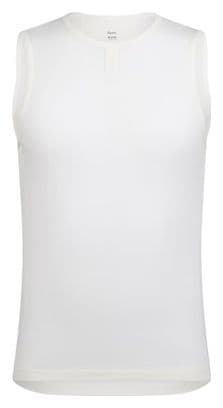 Ärmelloses Rapha Merino Lightweight Unterhemd Weiß