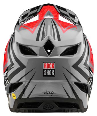 Casque Intégral Troy Lee Designs D4 Carbone Mips Sram Rouge