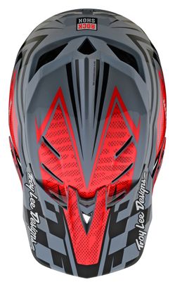 Troy Lee Designs D4 Carbon Mips Sram Volgelaatshelm Rood