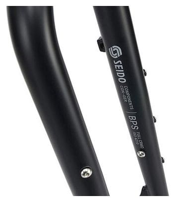 Seido BikePackingSteel Fork | 15x110mm | Offset 51mm Black