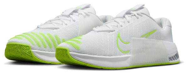 Chaussures Training Nike Metcon 9 Blanc/Vert Homme