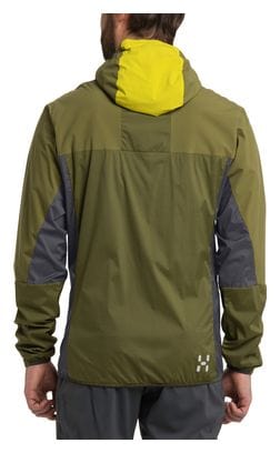 Giacca a maniche lunghe Haglöfs L.I.M Alpha Hood Green Uomo