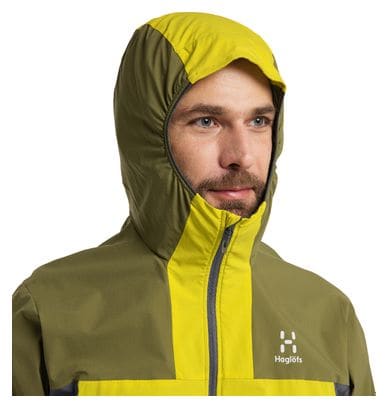 Giacca a maniche lunghe Haglöfs L.I.M Alpha Hood Green Uomo