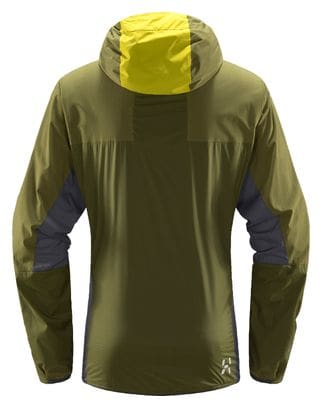 Giacca a maniche lunghe Haglöfs L.I.M Alpha Hood Green Uomo