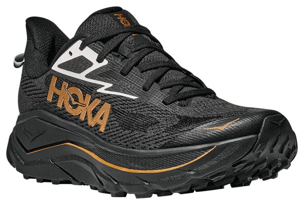 Hoka Challenger 8 Black/Gold Men's Trail Shoes