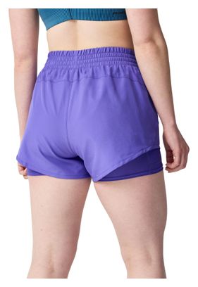 Brooks Dash 2-in-1-Shorts für Damen, violett