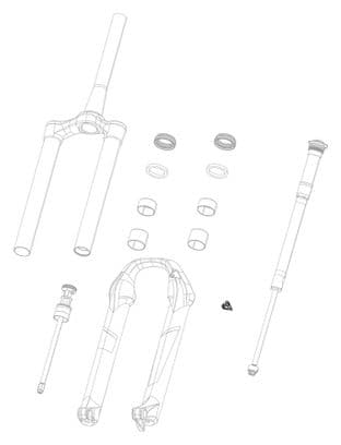 RockShox Hose Clamp for SID 2021/ Rudy 2022 Forks