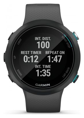 Reloj GPS Garmin Swim 2 gris pizarra