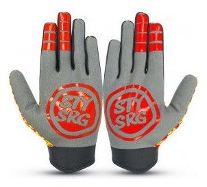 Gants Stay Strong Sketch Enfant Rouge/Jaune T.XL