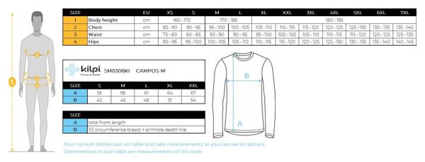 Maillot de vélo homme Kilpi CAMPOS-M