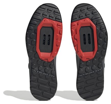 Five Ten 5.10 Trailcross Pro Clip-In MTB-Schuhe Schwarz/Grau/Rot