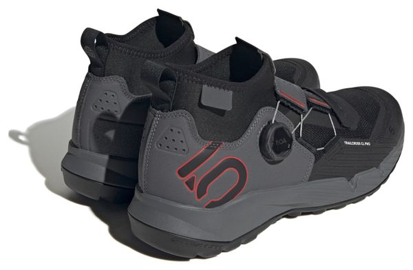 Five Ten 5.10 Trailcross Pro Clip-In MTB Shoe Black/Grey/Red