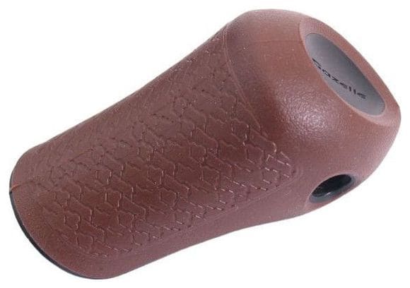 GAZELLE Grips Cap Droit - Marron Avec Passepoil Noir