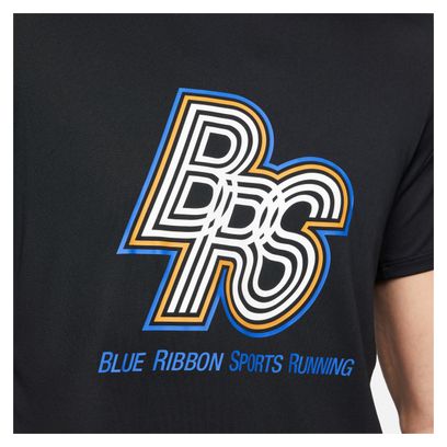 Nike Rise 365 BRS Short Sleeve Jersey Black Blue