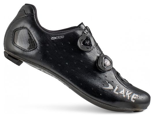 Lake CX332 Road Shoes Black / Silver