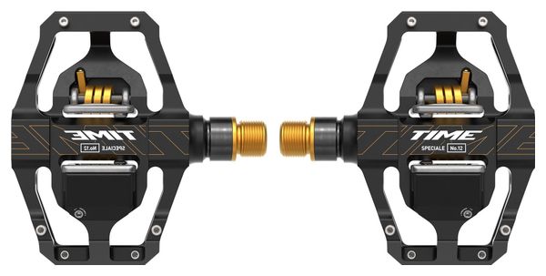 Time Speciale 12 Large Clipless Pedalen Zwart Goud
