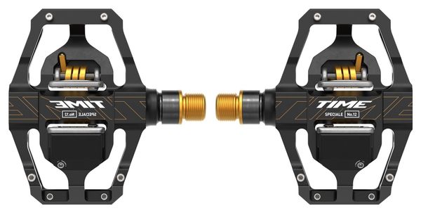 Time Speciale 12 Large Clipless Pedals Black Gold