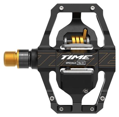 Time Speciale 12 Large Clipless Pedals Black Gold