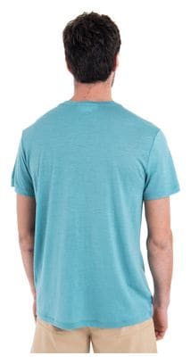 Camiseta técnica Icebreaker Merinos <p> <strong>150 Tech Lite III Cadence Paths</strong></p>Azul