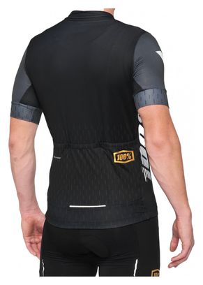 Jersey de manga corta Exeeda 100% negro / gris