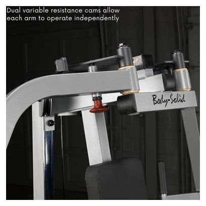 Pec machine Fitness Body-Solid réglable acier