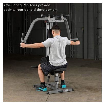 Pec machine Fitness Body-Solid réglable acier