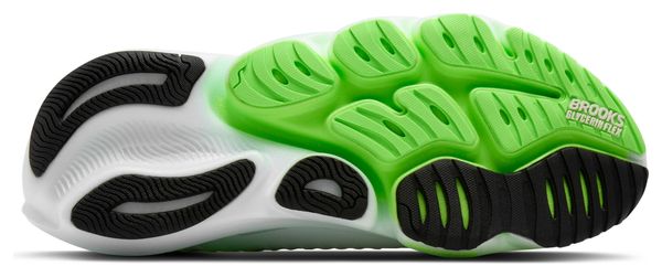 Brooks Glycerin Flex hardloopschoenen wit/groen voor heren