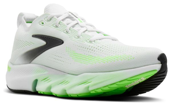 Brooks Glycerin Flex hardloopschoenen wit/groen voor heren