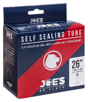 No Flats Joe's Inner Tube Schrader Valve Big 26x1.95/2.125