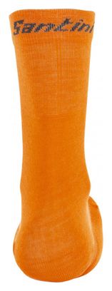 Santini Wool Orange Socks