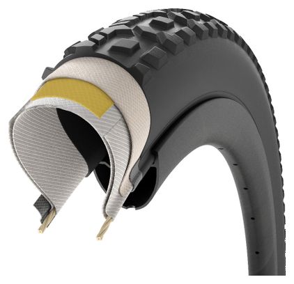 Reifen Pirelli Cinturato Gravel M 700 mm Tubeless Ready HP-Line Schwarz