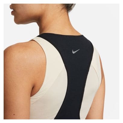 Canotta Nike Yoga Dri-Fit Luxe Crop Nero Bianco