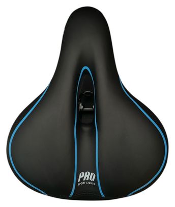 Selle homme femme City Comfort Foam Royal noir et bleu