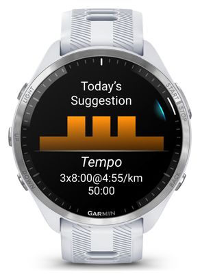 Garmin Forerunner 965 GPS Horloge Whitestone