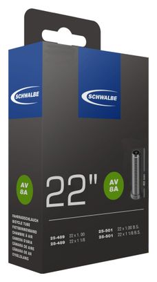 Cámara de aire Schwalbe Butyl 22" <p> <strong>Schrader 40</strong></p>mm