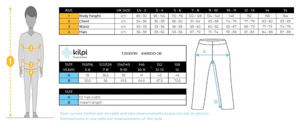 Pantalon outdoor pour garçon Kilpi KARIDO-JB