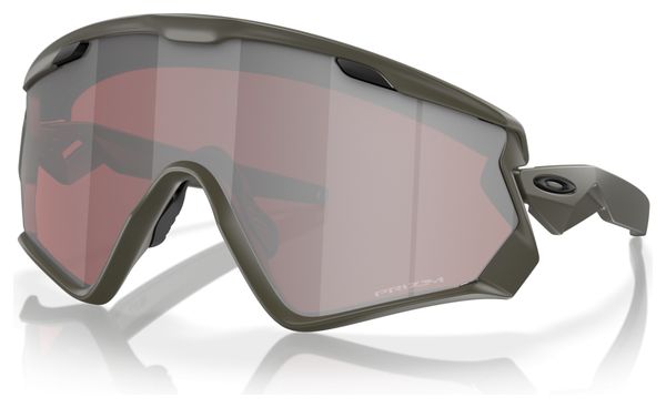 Lunettes Oakley Wind Jacket 2.0 Matte Olive/ Prizm Snow Black Iridium/ Ref: OO9418-2645