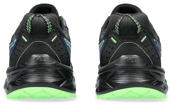 Asics Gel Venture 9 Black Green Trail Running Shoes