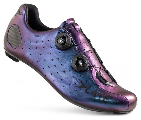 Lake CX332 Chameleon Blue / Black Road Shoes